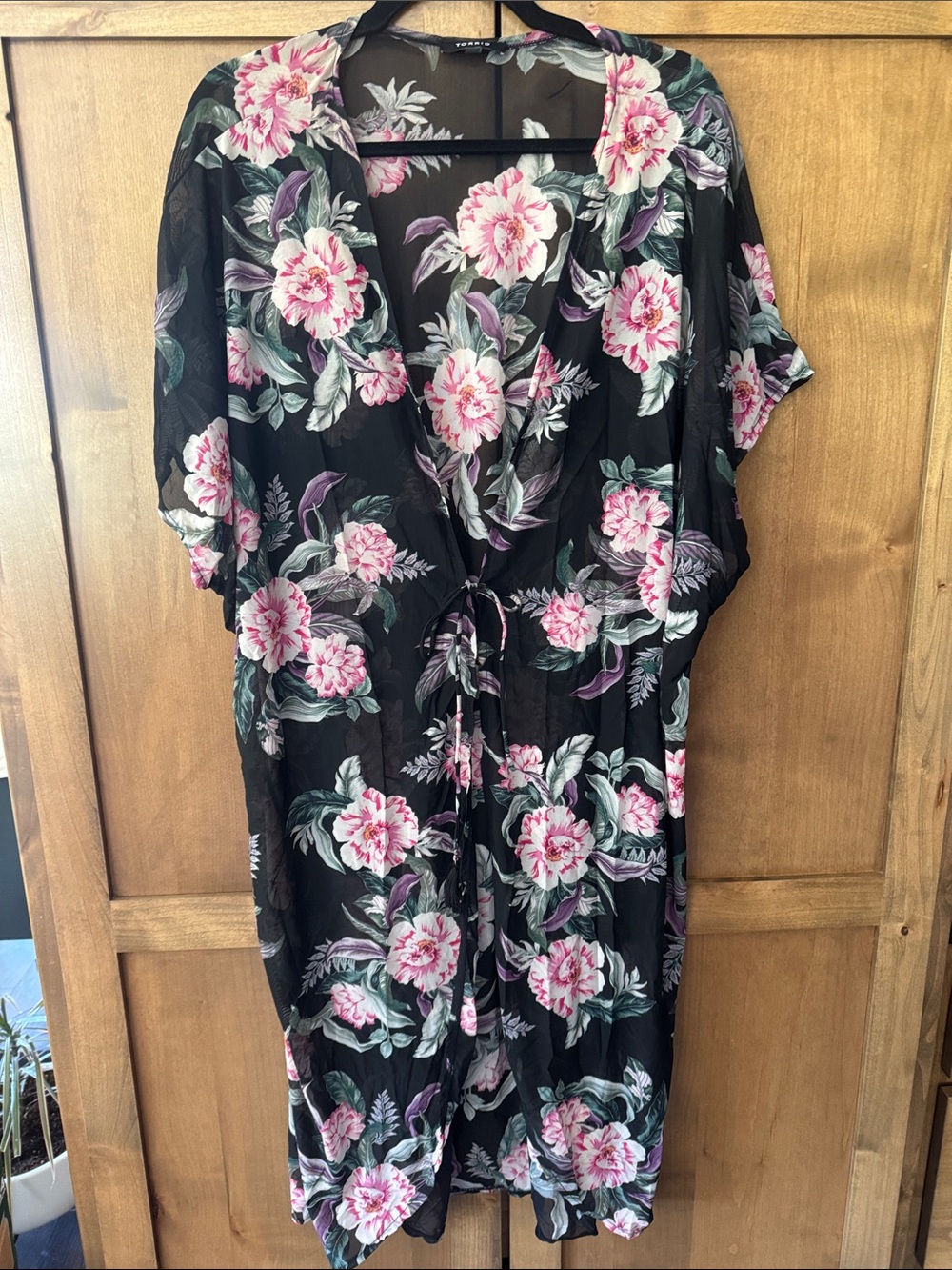 1/2 Torrid Swimsuit cover up floral
